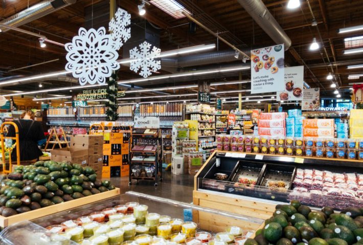 スーパーの売り場のイメージ