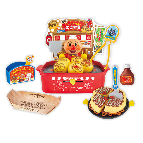 まいどおおきに！アンパンマンの大玉ノリノリ♪たこやきセット"